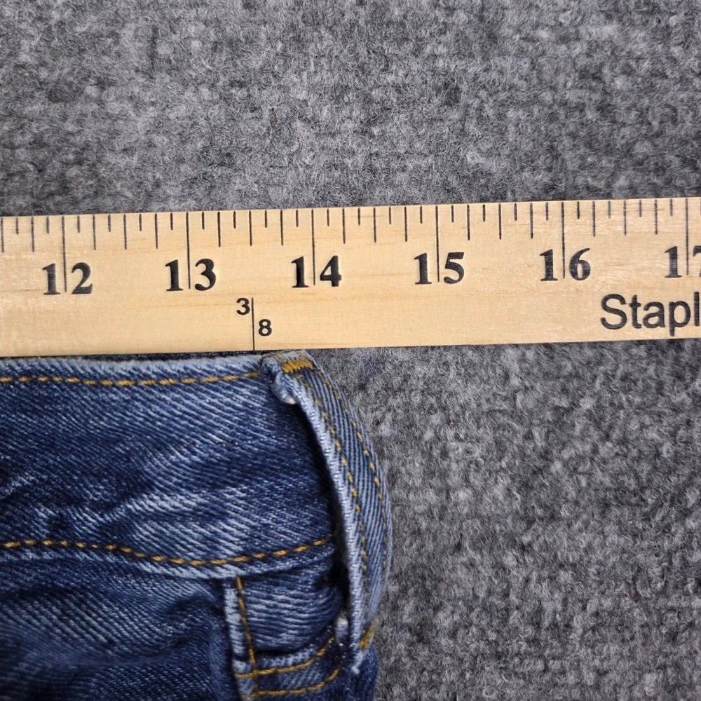 Levis 501 Original Fit Jeans Mens 29x30 Blue Straight Leg Button Fly 00501-0115